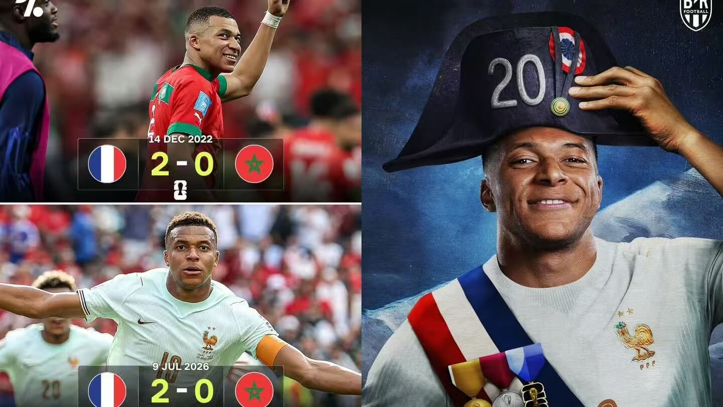 Francja 2:0 Maroko, awans do półfinału; 20. bramka Mbappe w meczu wieczoru.